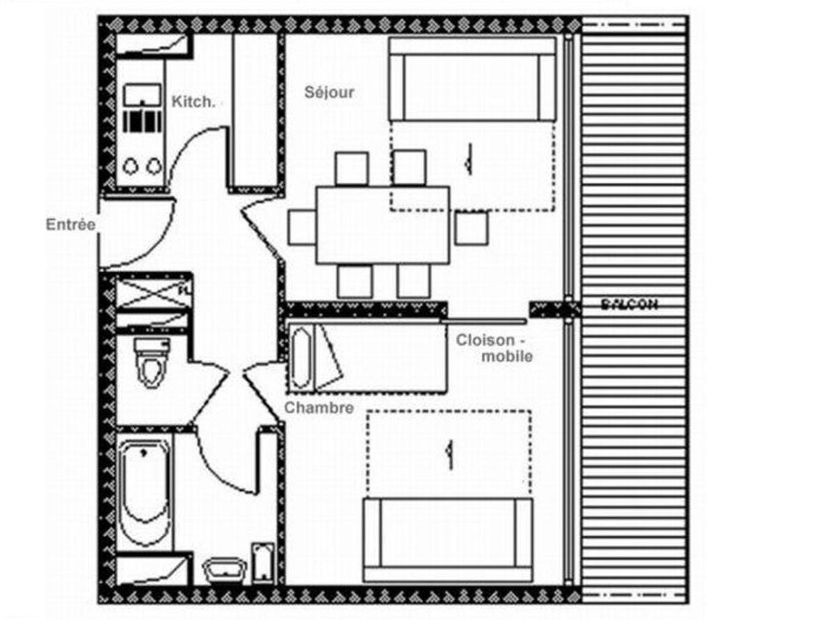 Appartement Lumineux 6 Pers. - Balcon Sud - Acces Direct Aux Pistes - Garage En Option - La Croisette - Fr-1-344-1017 Saint-Martin-de-Belleville Dış mekan fotoğraf